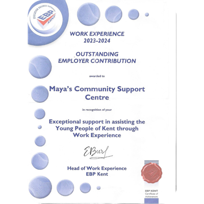 Work experience award 3