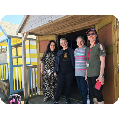 Beach Hut in use (2)