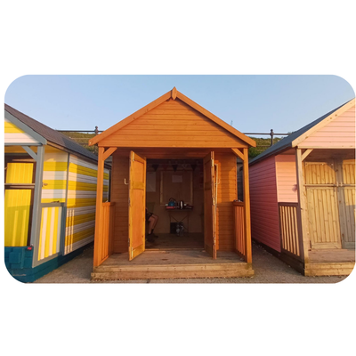 extra beach hut